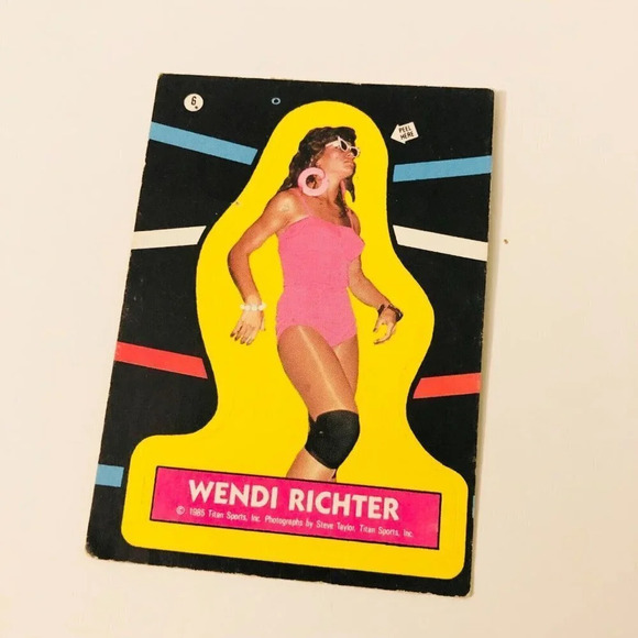Vtg  1985 WWF Wendi Richter Titan Sports Wrestling Stickers - Picture 9 of 13